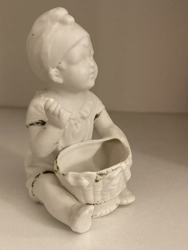 hand painted bisque parian baby