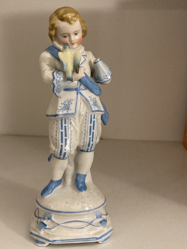 hand painted porcelain possibly Meissen missing hand