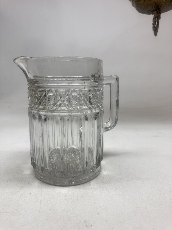 EAPG 1 qt pressed glass pitcher