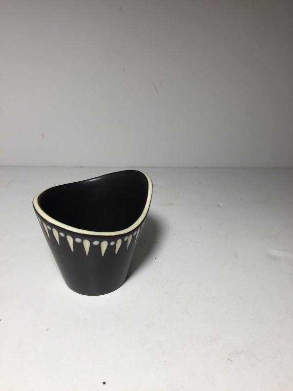 vintage miniature  Scandinavian art pottery vase