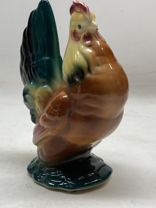 pottery rooster