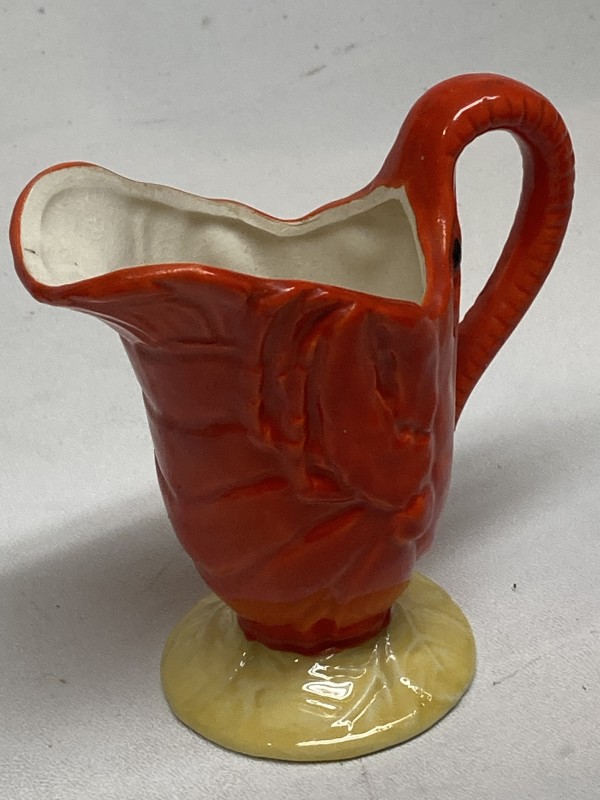 Lobster porcelain mini pitcher