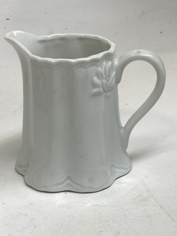 mini white porcelain pitcher