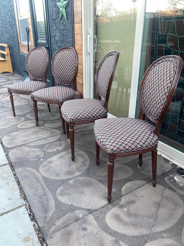 Pair of upholstered chairs