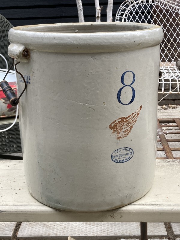 8 gallon Red Wing crock