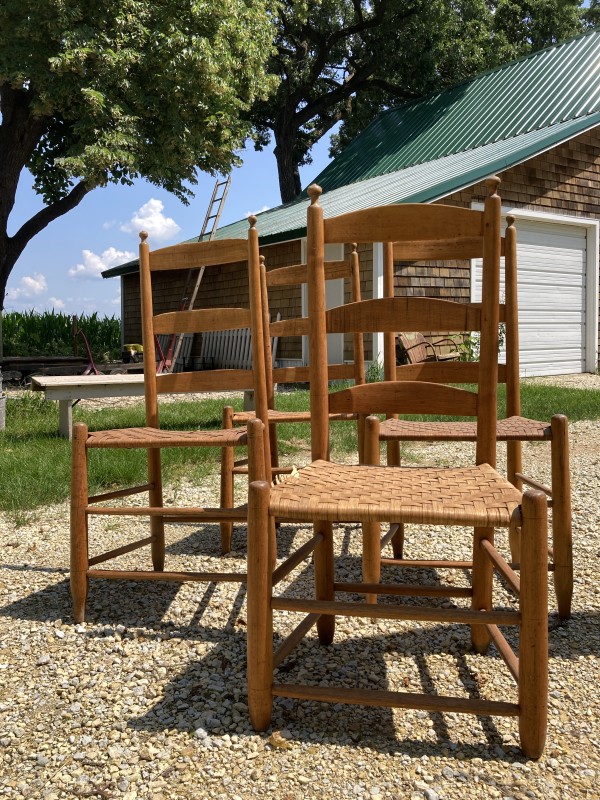 set of 4 Shaker chairs