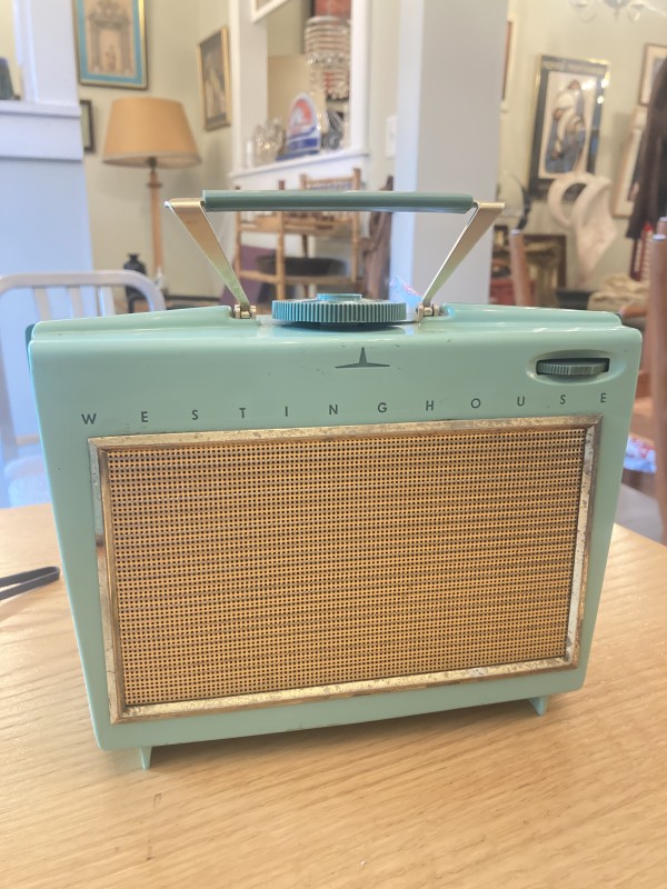 Westinghouse portable green radio