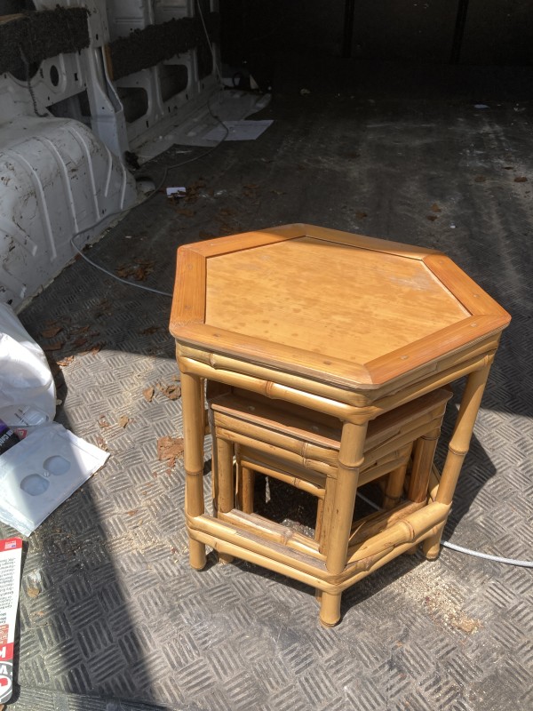 Bamboo 3 nesting tables