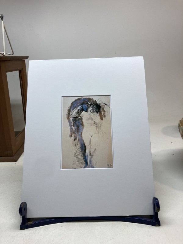 Rodin matted print #35