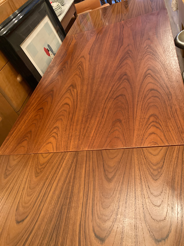 Danish teak dining room table
