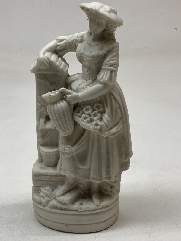 Parian female figure Diana at the Well