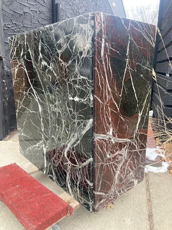 Marble top Italian dining table
