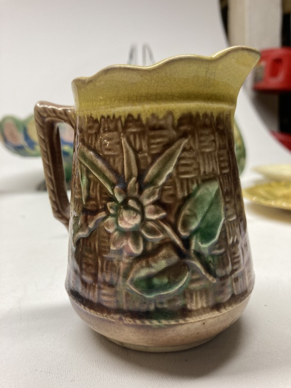 Small Majolica pitcher