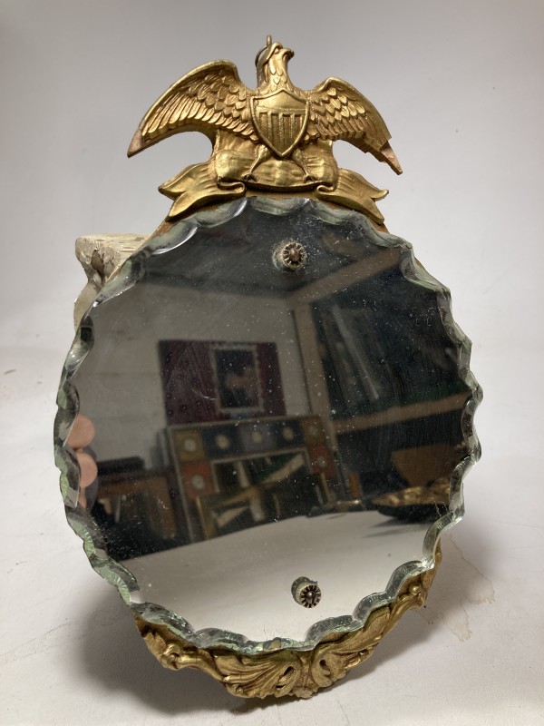 Small decorative mirror with eagle