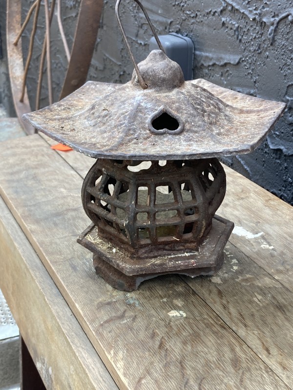 Cast iron Japanese lantern