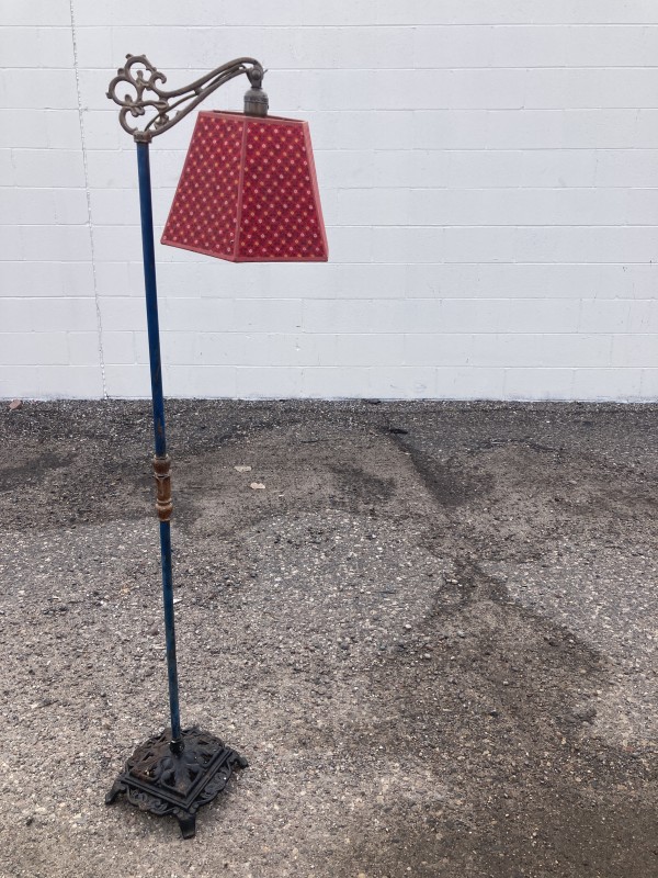 floor lamp with blue