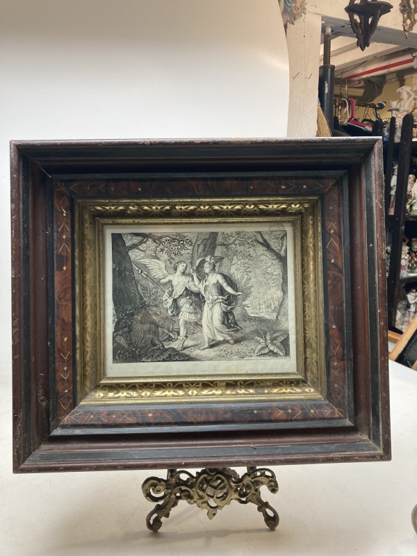 framed Circe and Picus steel engraving