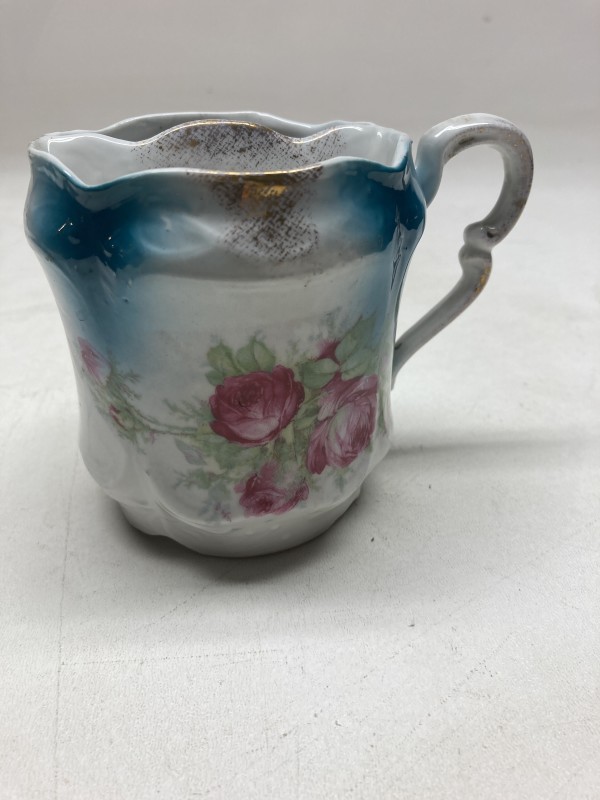 Victorian porcelain mustache mug