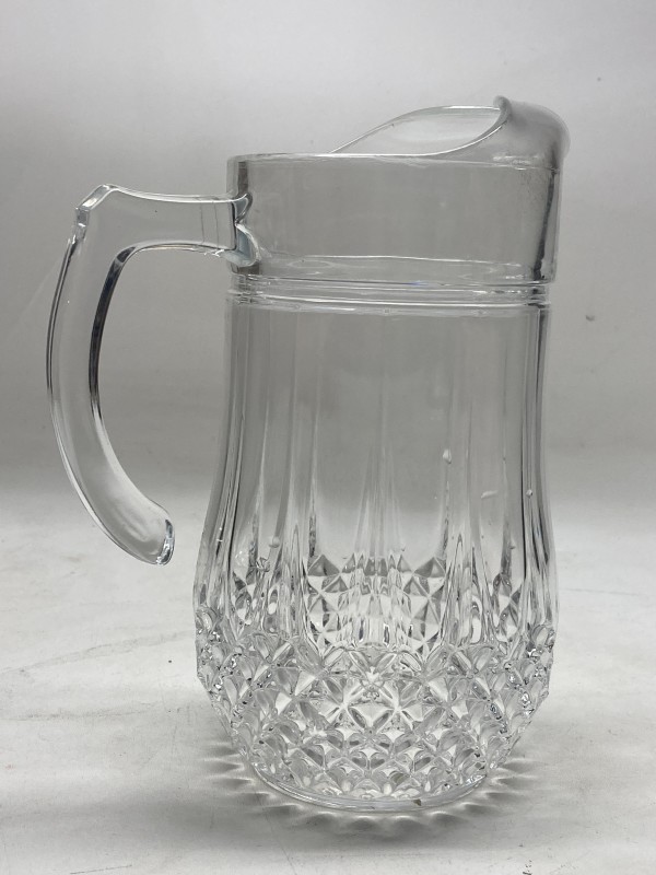 Victorian pressed glass pitcher