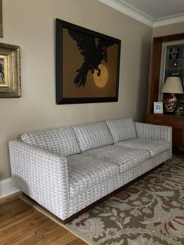 Milo Baughman upholstered sofa