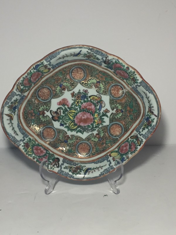 Imperial Canton Famille Rose serving dish