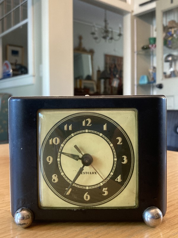 Art Deco Westclox clock