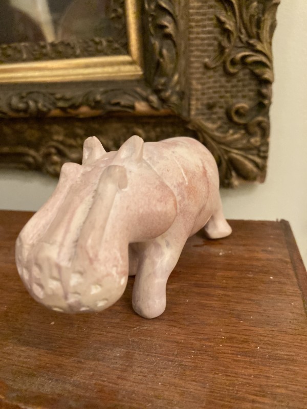 Hippo  stone figure