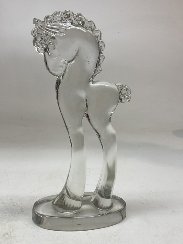 Tiffin art glass horse