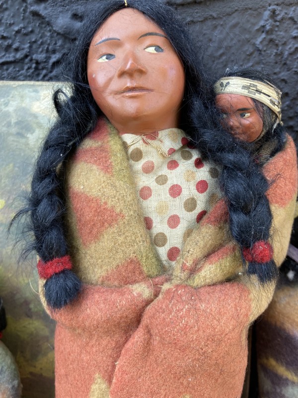 Skookum Indian doll with braids