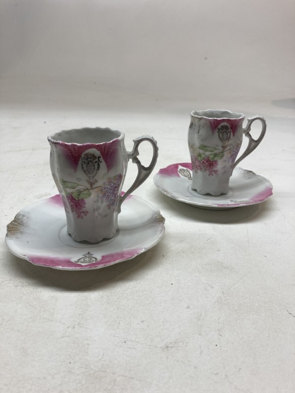 Pair of victorian era cups and saucers