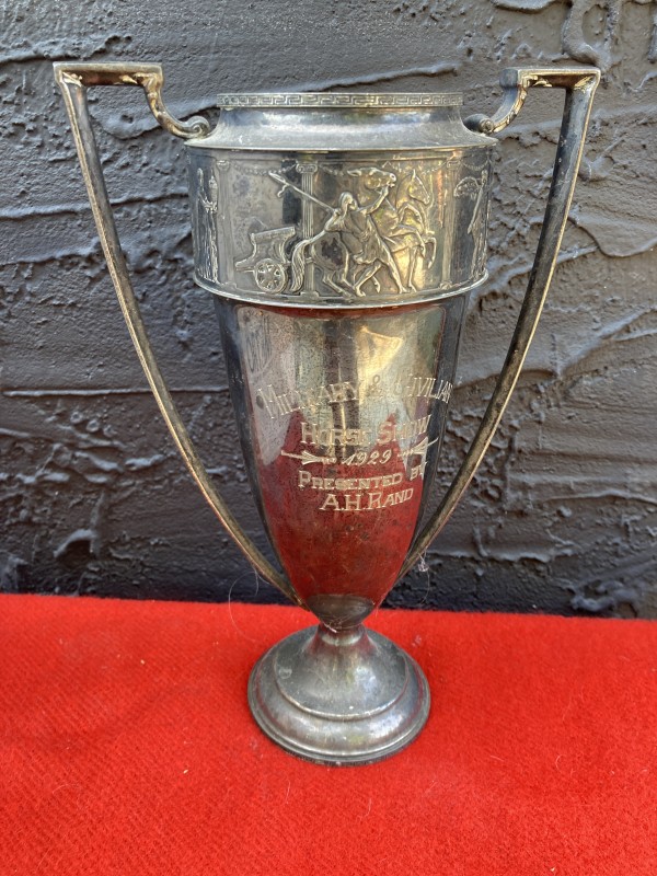 Vintage riding trophy