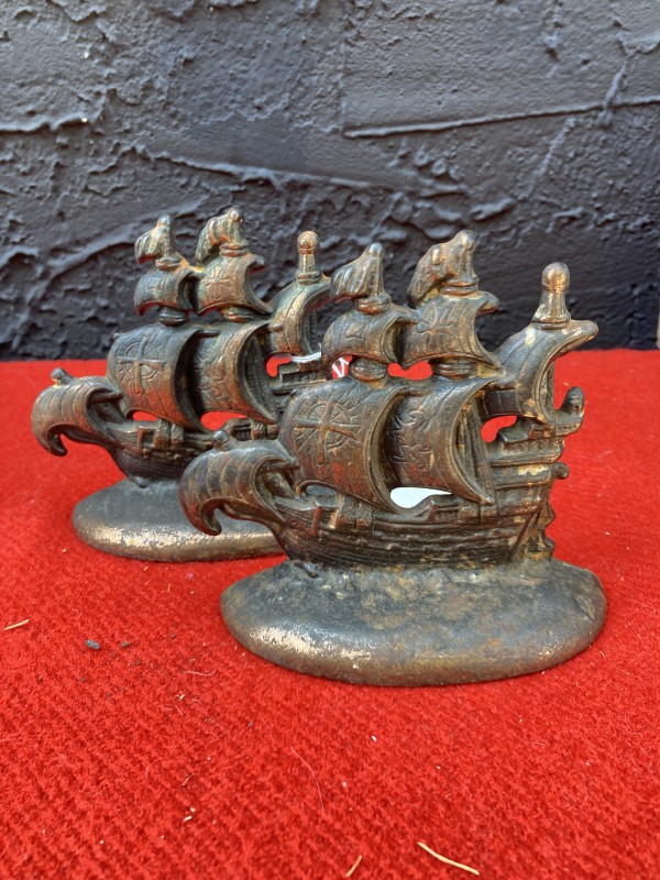 iron ship bookends