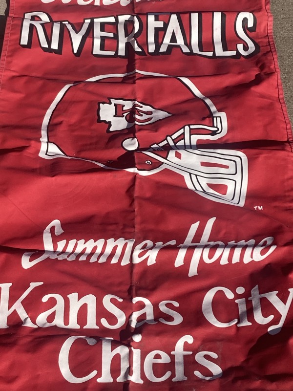 River Falls Kansas City Chiefs training camp banner