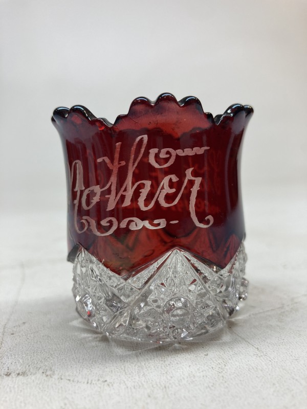 ruby flash mother  toothpick holder