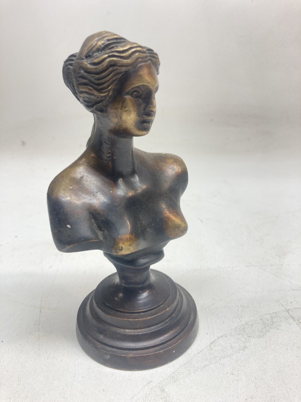 small sculptural woman bust