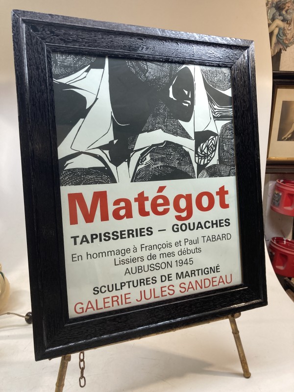 vintage French Mathieu Matégot lithograph poster