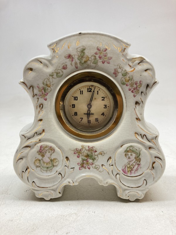 Porcelain French style clock