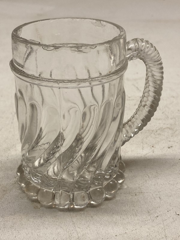 mini glass mug toothpick holder