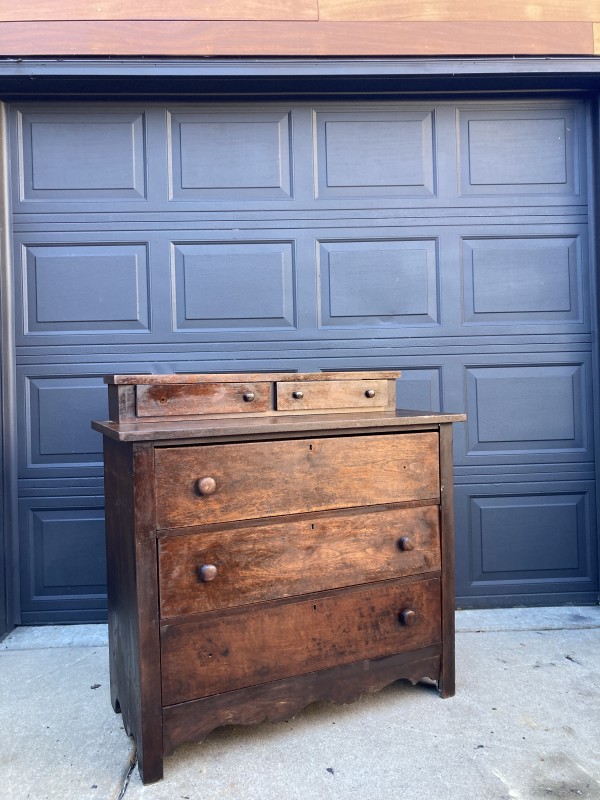 Early 19th century step chest