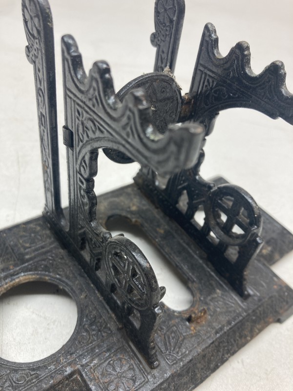 cast iron inkwell holder