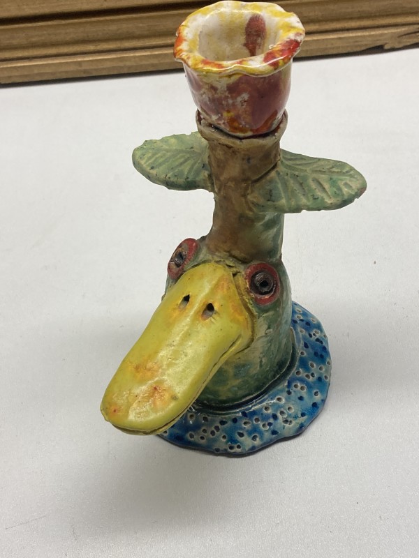 Mike Norman duck  candlestick