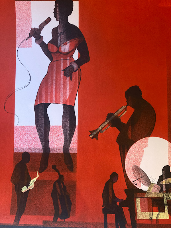 Beautiful vintage Jazz poster