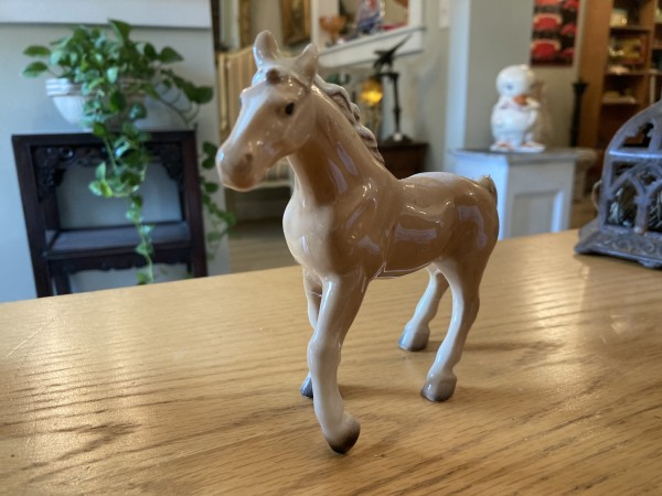 Japanese porcelain horse