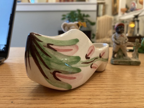 pottery shoe planter