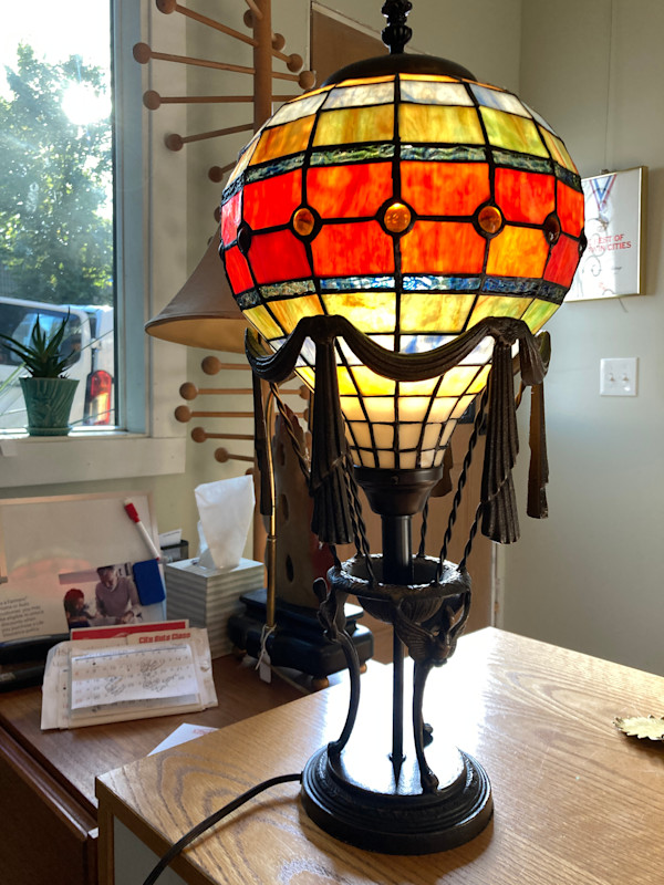 Hot air balloon lamp