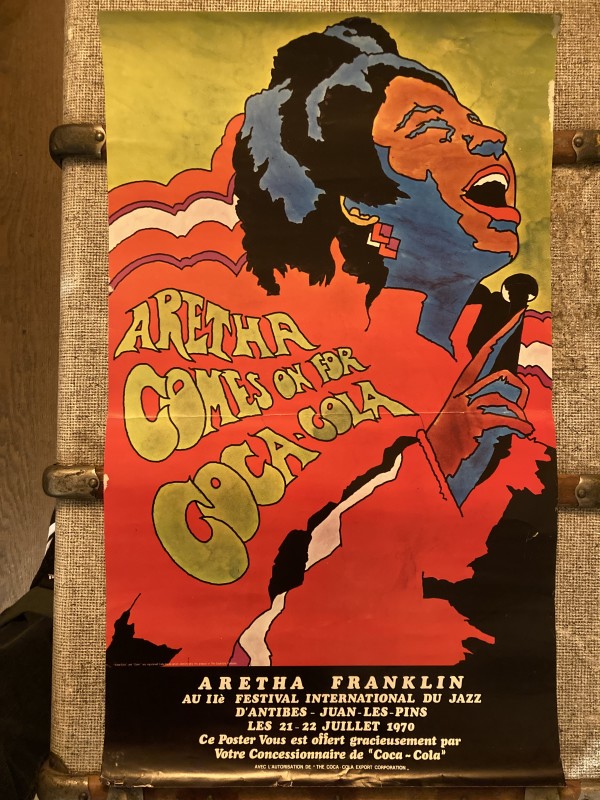 Vintage Aretha Franklin poster