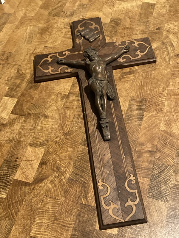 inlaid Italian crucifix