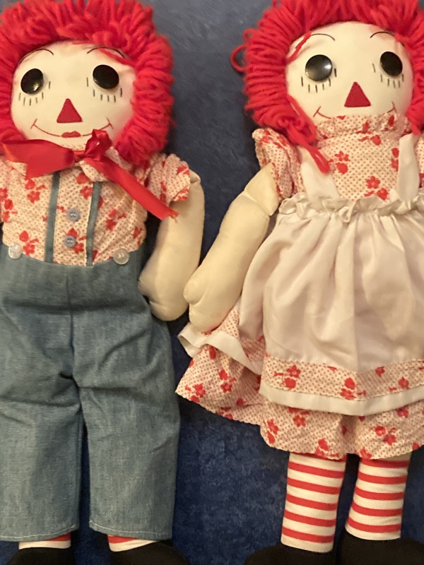 Raggedy Ann and Andy doll