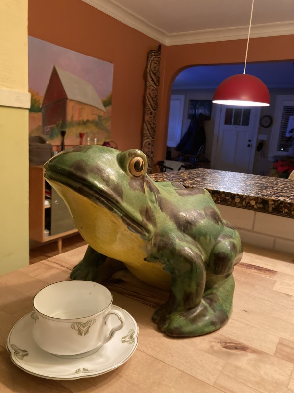 Italian garden frog