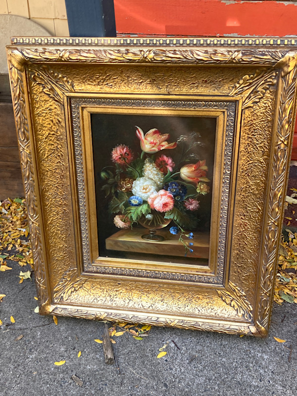original floral painting